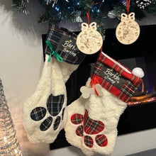 Load image into Gallery viewer, Personalised Barkle Christmas Stockings
