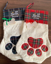 Load image into Gallery viewer, Personalised Barkle Christmas Stockings
