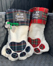 Load image into Gallery viewer, Personalised Barkle Christmas Stockings
