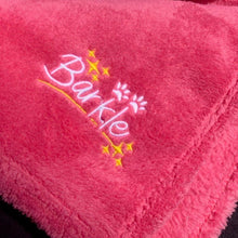 Load image into Gallery viewer, Hot Pink Barkle Snuggie Dog Blanket
