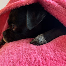 Load image into Gallery viewer, Hot Pink Barkle Snuggie Dog Blanket
