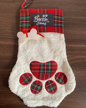 Load image into Gallery viewer, Personalised Barkle Christmas Stockings
