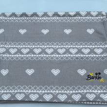 Load image into Gallery viewer, Grey Heart Barkle Blankie ❤️
