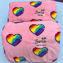 Load image into Gallery viewer, Rainbow Heart Barkle Sharing Snuggie 🌈💞
