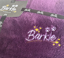 Load image into Gallery viewer, Purple Barkles Snuggie
