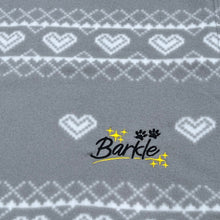 Load image into Gallery viewer, Grey Heart Barkle Blankie ❤️
